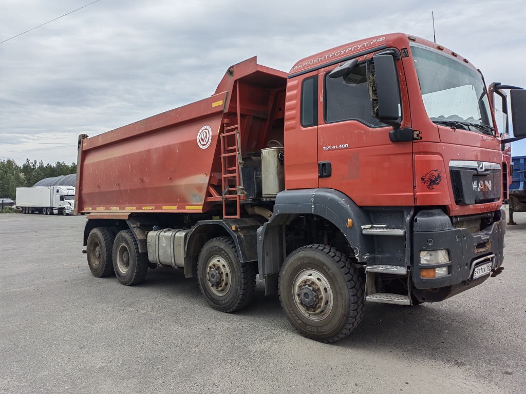 Бецема БЦМ-59 на шасси MAN TGS 8x8 Самосвал 2017 г. - фото 2