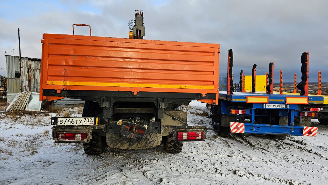 Кран центр "КАМАЗ" 659100 на шасси КамАЗ 43118 6x6 Бортовой с КМУ 2022 г. - фото 5