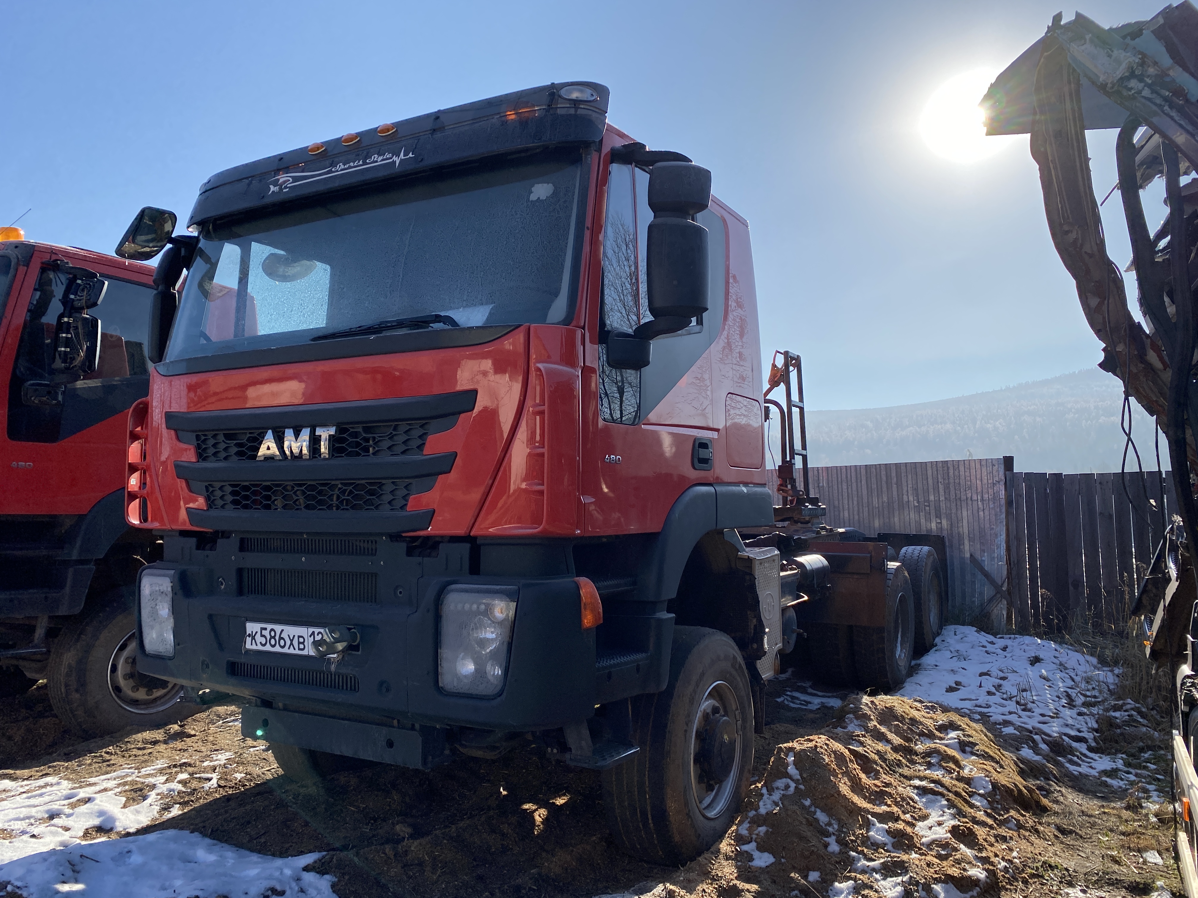 AMT N.V. 6329* 6x6 Седельный тягач с КМУ 2023 г. - фото 3