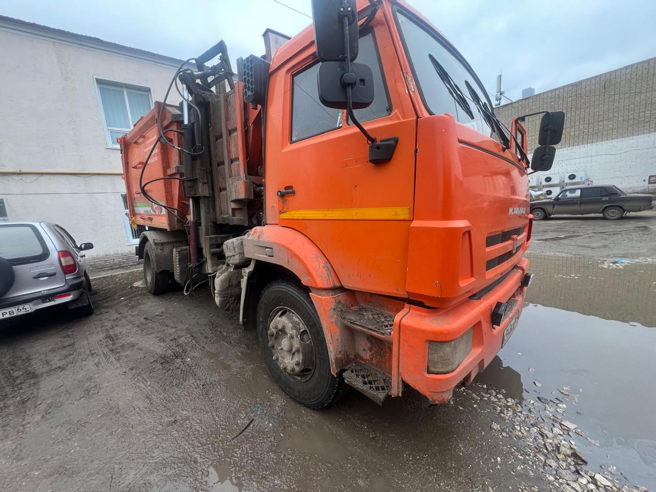 Ряжский авторемонтный завод МК-4552 на шасси КамАЗ 43253 4x2 Мусоровоз 2019 г. - фото 2