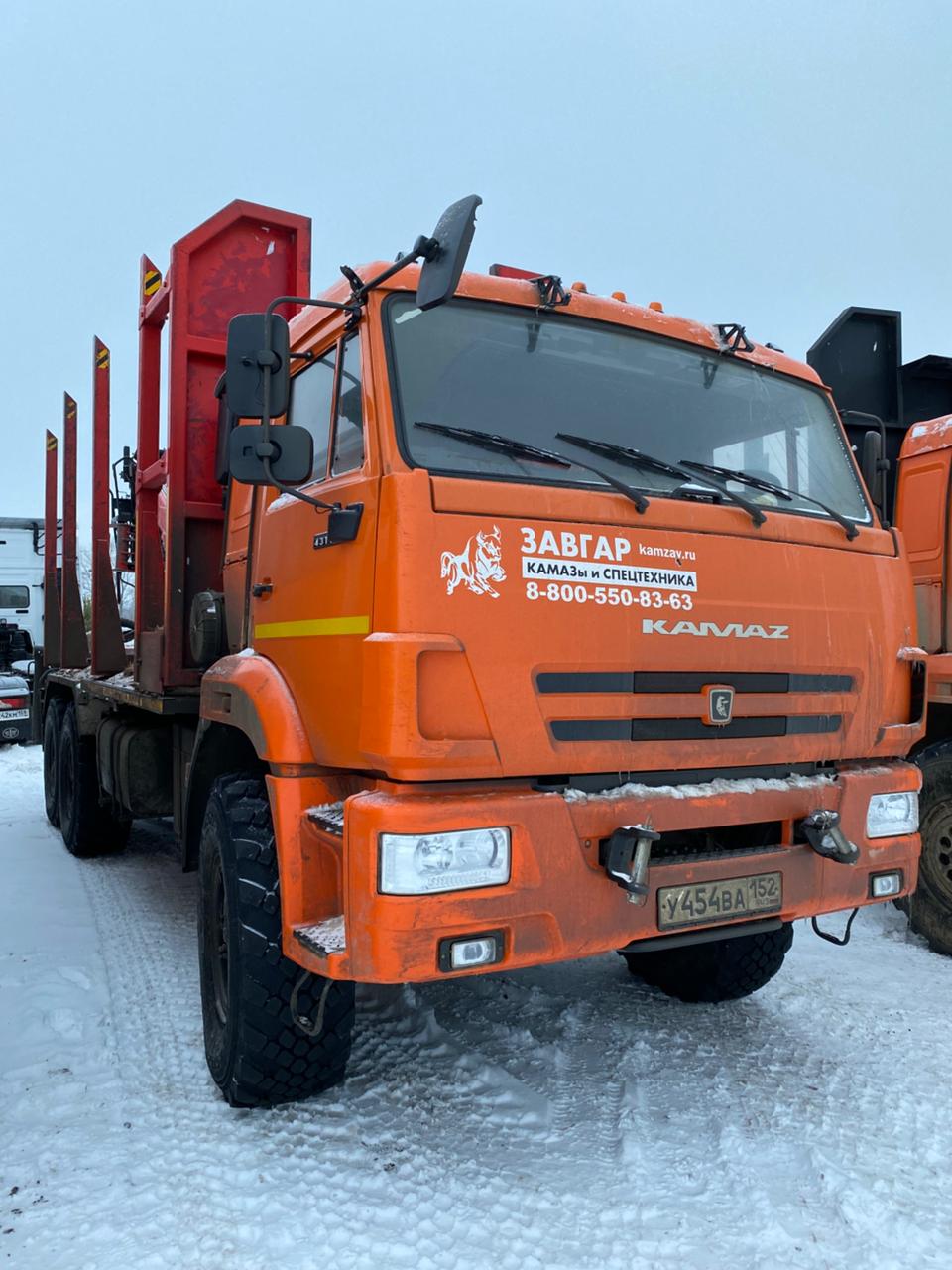 КамАЗ 43118 6x6 Сортиментовоз с КМУ 2023 г.