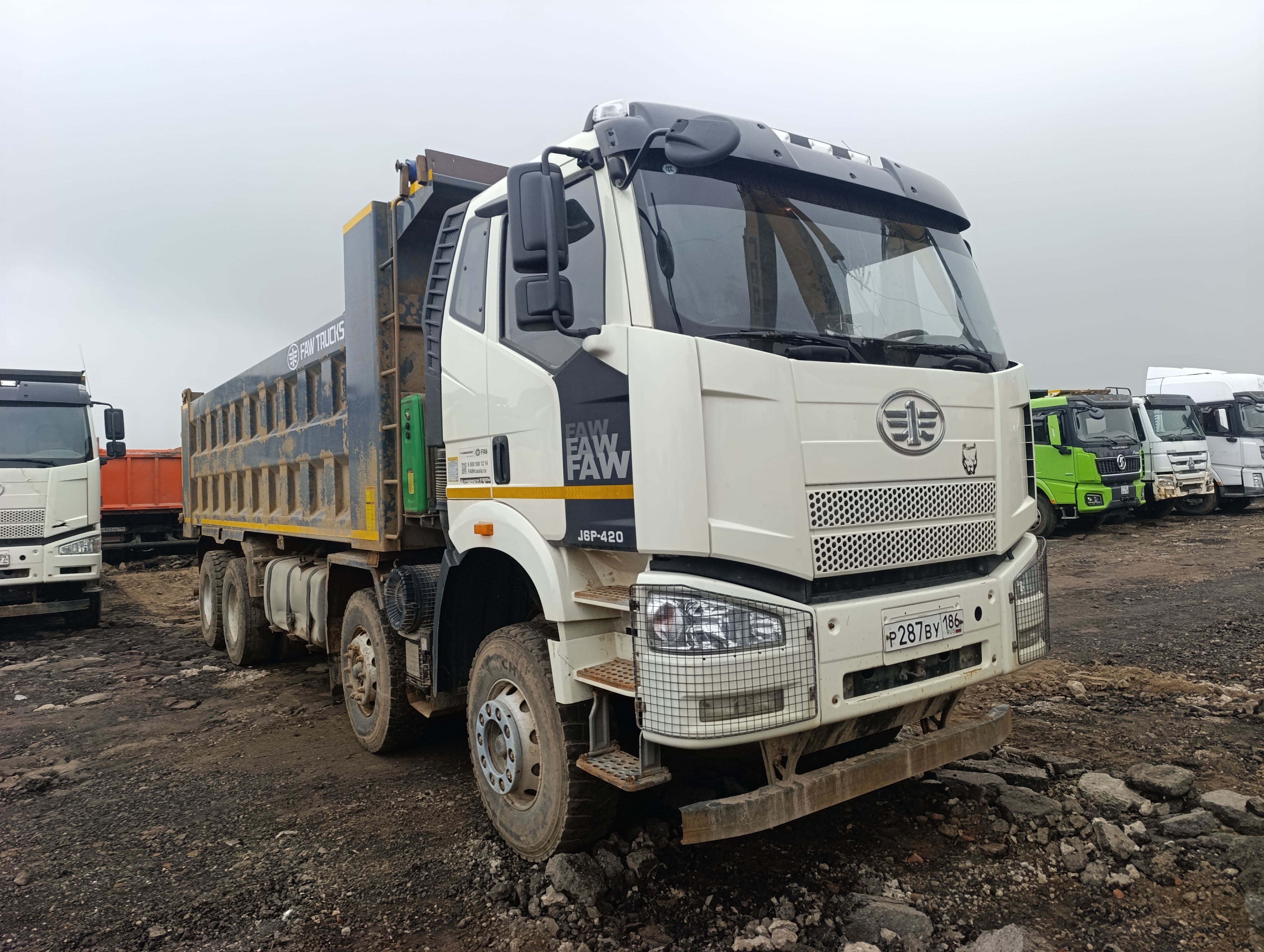 FAW CA 3310 8x4 Самосвал_не актуально 2023 г. - фото 2