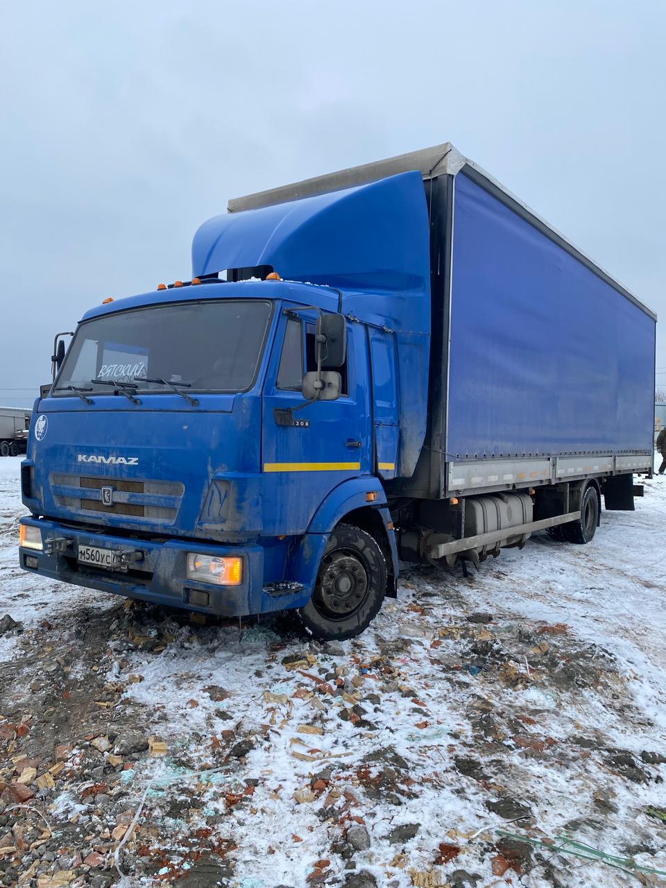 Коммерческие грузовики К7В* на шасси КамАЗ 4308 4x2 Бортовой (Евроборт) 2023 г. - фото 2