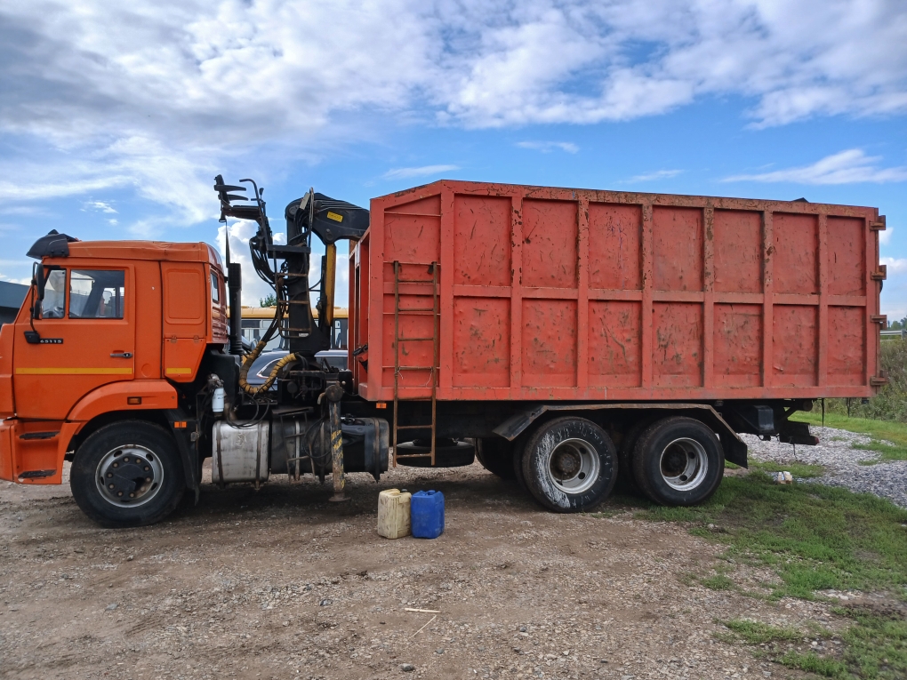 АВТОРОСТ 3369* на шасси КамАЗ 65115 6x4 Ломовоз с КМУ 2019 г. - фото 4
