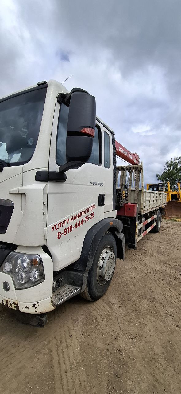 Howo T5G 4x2 Бортовой с КМУ 2023 г. - фото 7