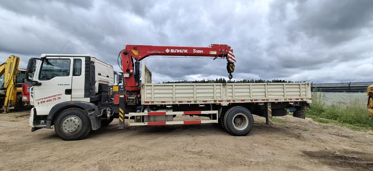 Howo T5G 4x2 Бортовой с КМУ 2023 г. - фото 9