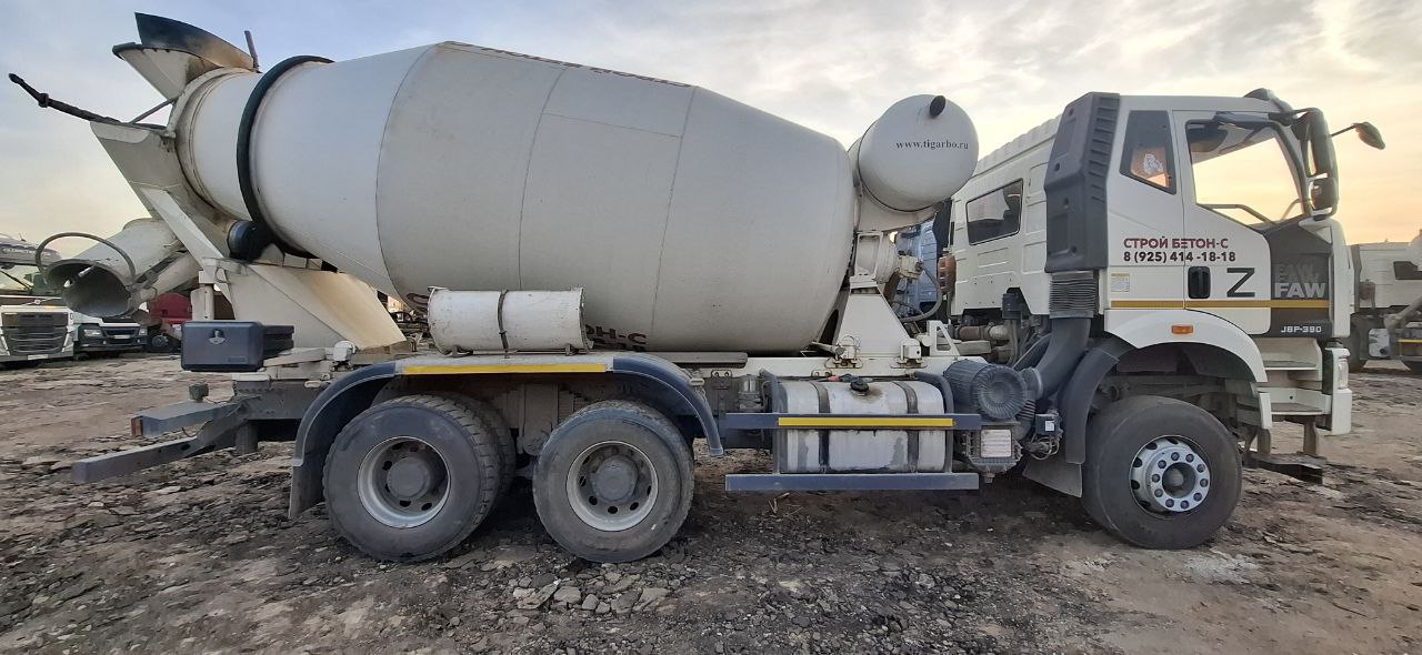 TIGARBO 6936* на шасси FAW CA 3250 6x4 Автобетоносмеситель 2023 г. - фото 6