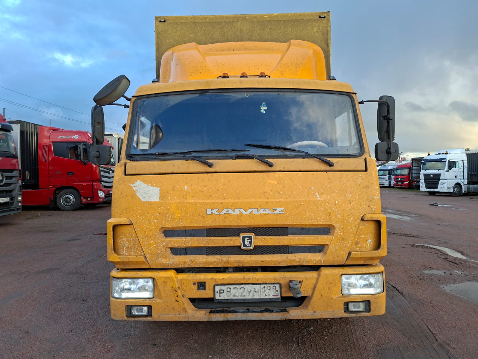 Коммерческие грузовики К7В* на шасси КамАЗ 4308 4x2 Бортовой (Евроборт) 2023 г.