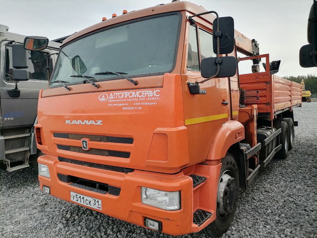 Агропромсервис 4382* на шасси КамАЗ 65115 6x4 Бортовой с КМУ 2022 г. - фото 2