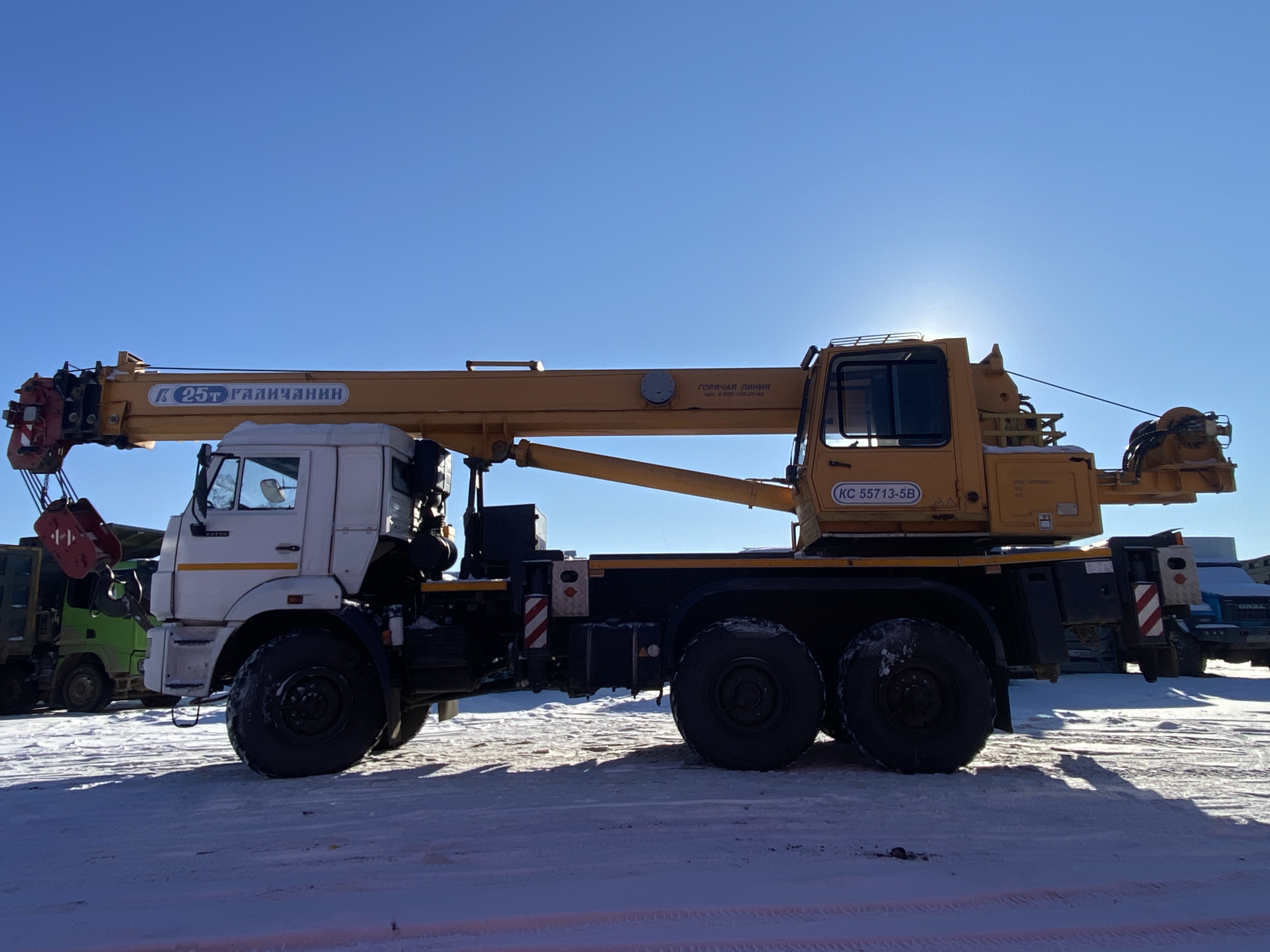 Галичский автокрановый завод (ГАКЗ) КС-55713* на шасси КамАЗ 43118 6x6 Автокран 2018 г. - фото 4