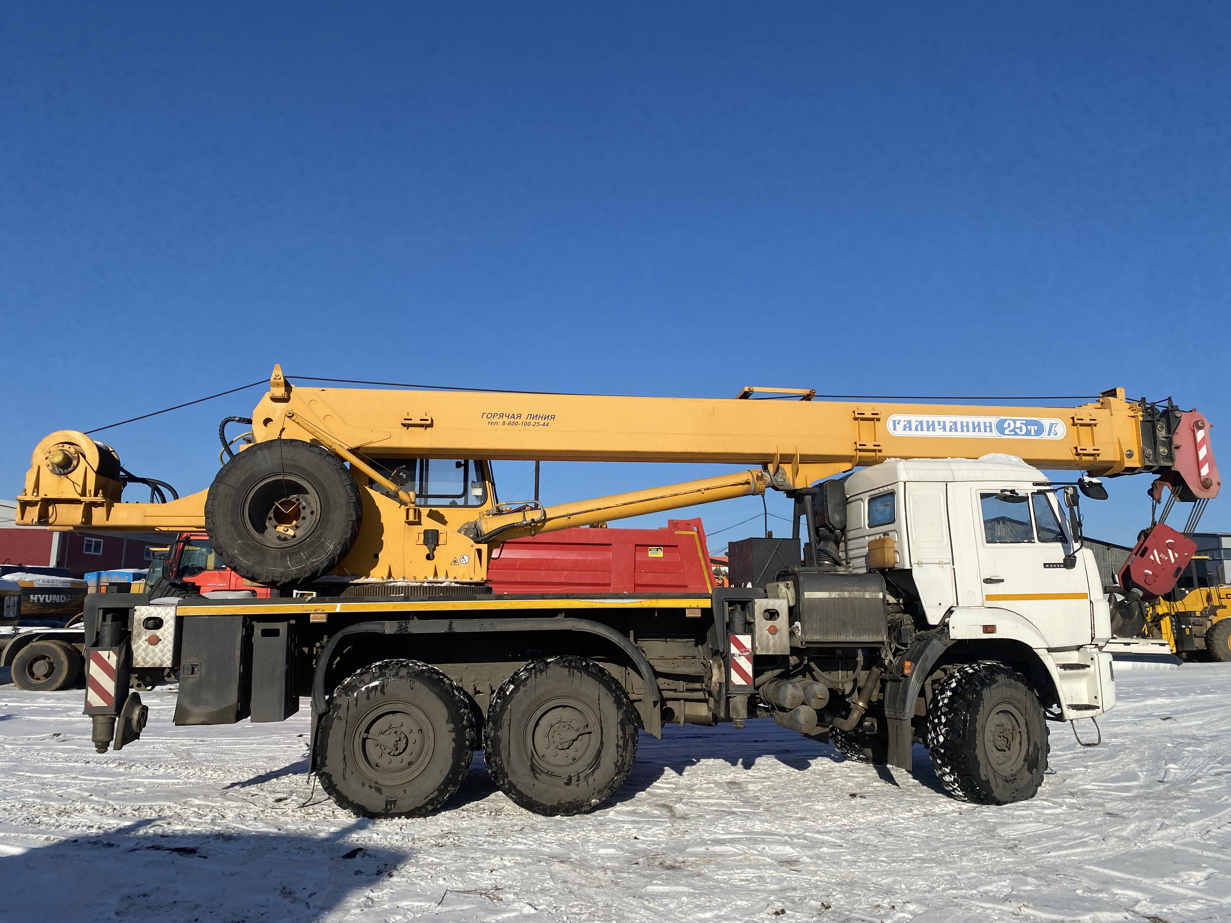 Галичский автокрановый завод (ГАКЗ) КС-55713* на шасси КамАЗ 43118 6x6 Автокран 2018 г. - фото 5