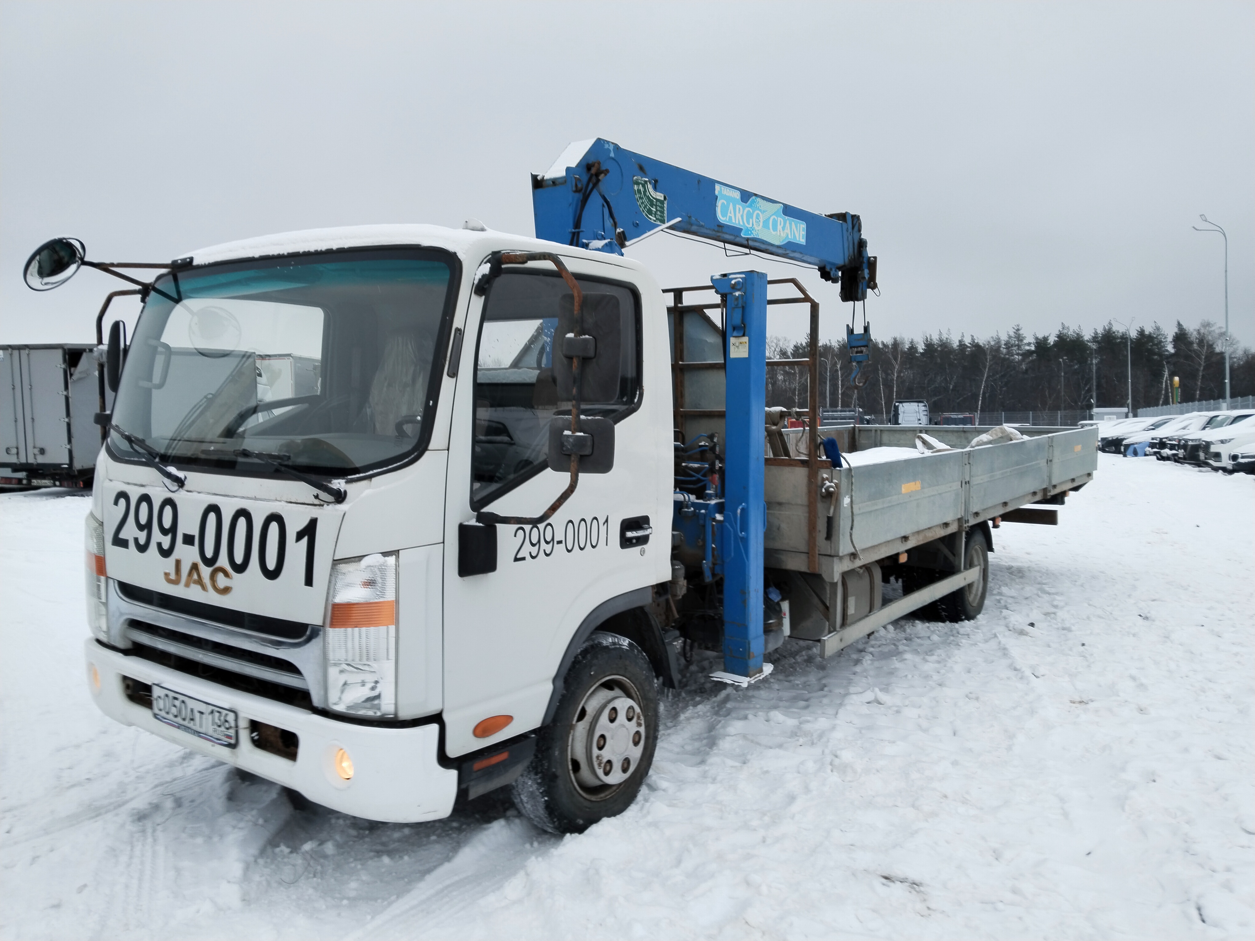 ЗАМС 3040* на шасси JAC N75 Бортовой с КМУ 2019 г. - фото 3