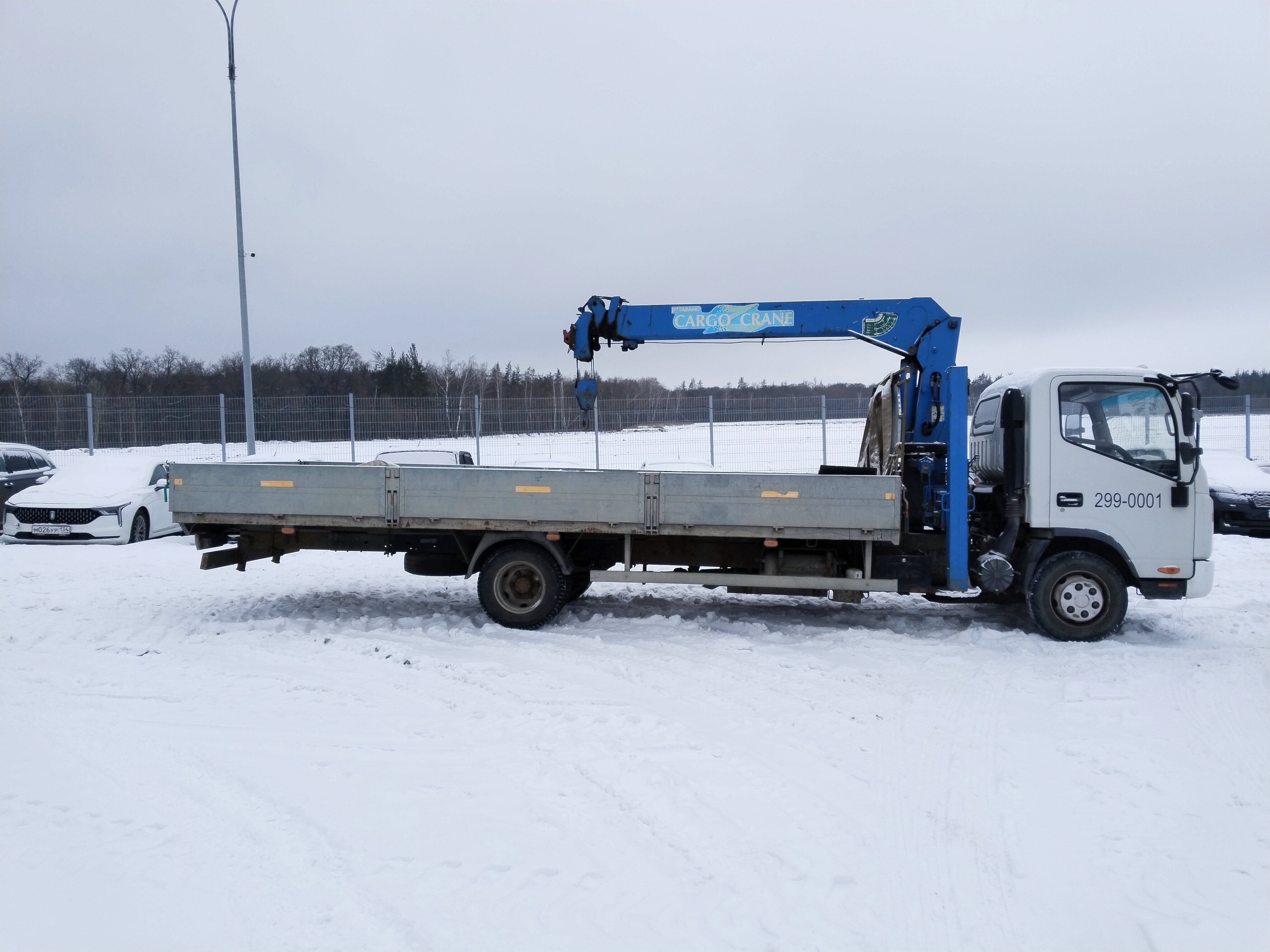 ЗАМС 3040* на шасси JAC N75 Бортовой с КМУ 2019 г. - фото 5