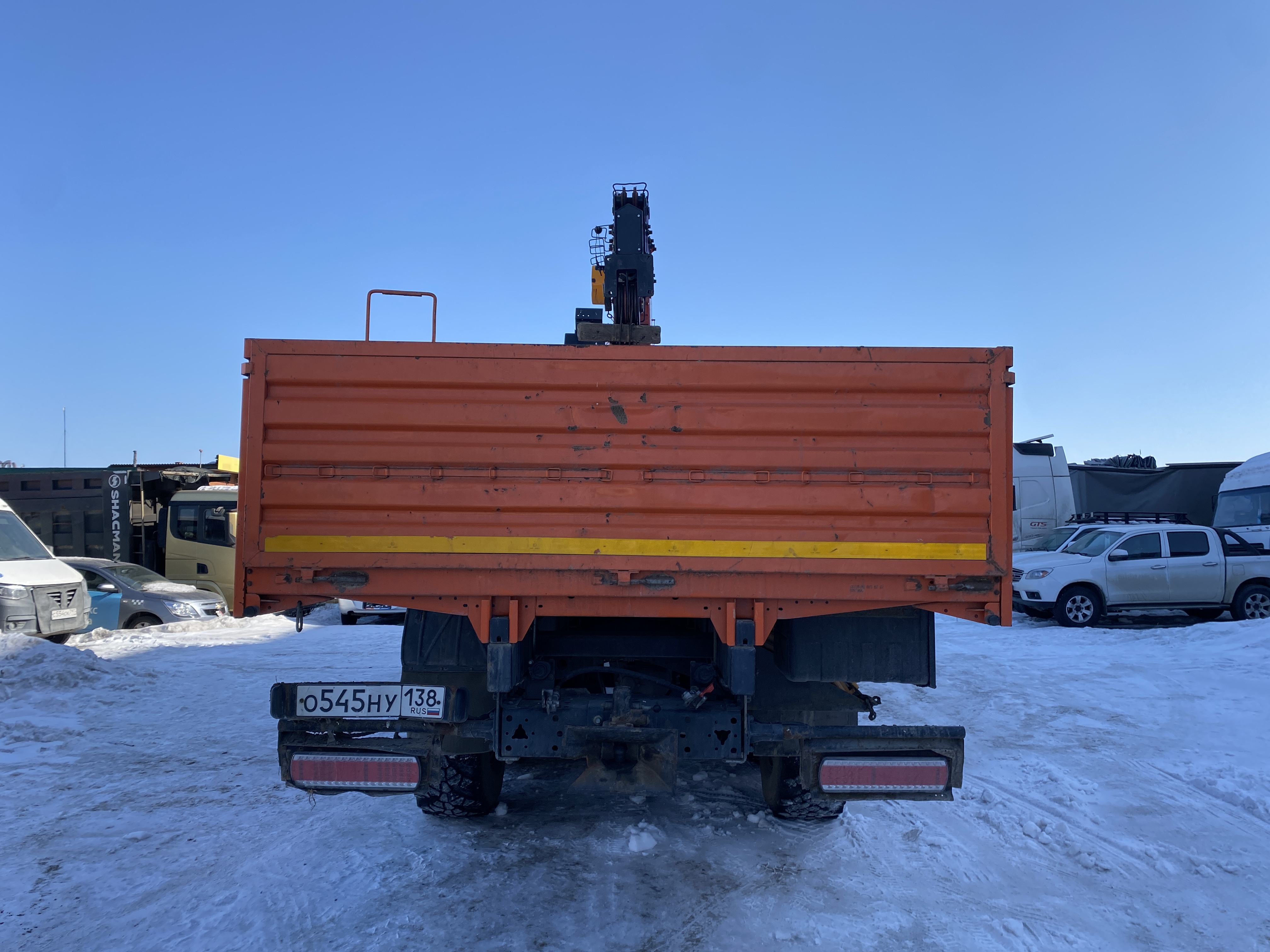 Кран центр "КАМАЗ" 659100 на шасси КамАЗ 43118 6x6 Бортовой с КМУ 2022 г. - фото 5