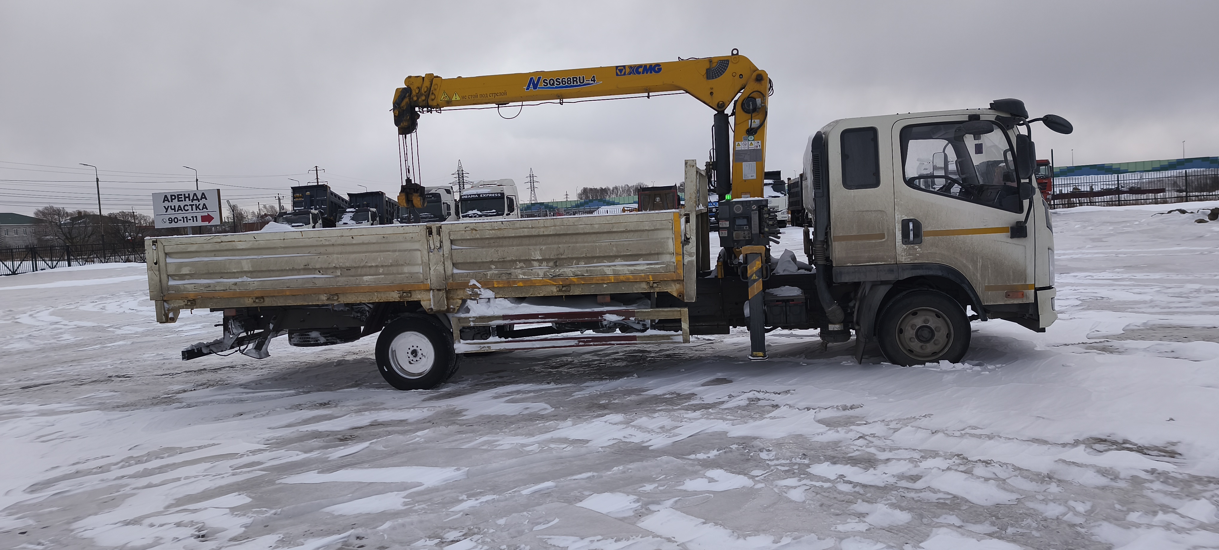 FAW Tiger V 4x2 Бортовой с КМУ 2023 г. - фото 4