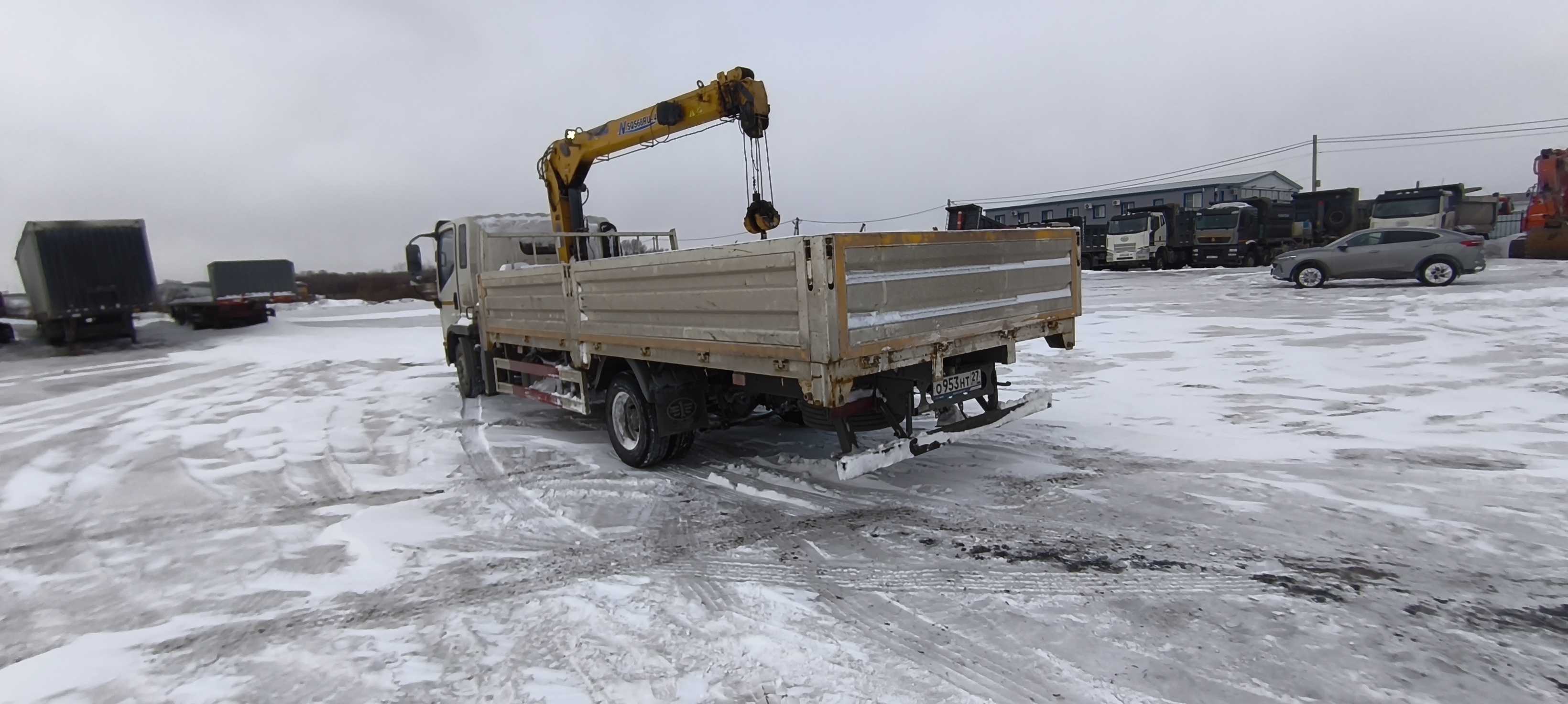 FAW Tiger V 4x2 Бортовой с КМУ 2023 г. - фото 6