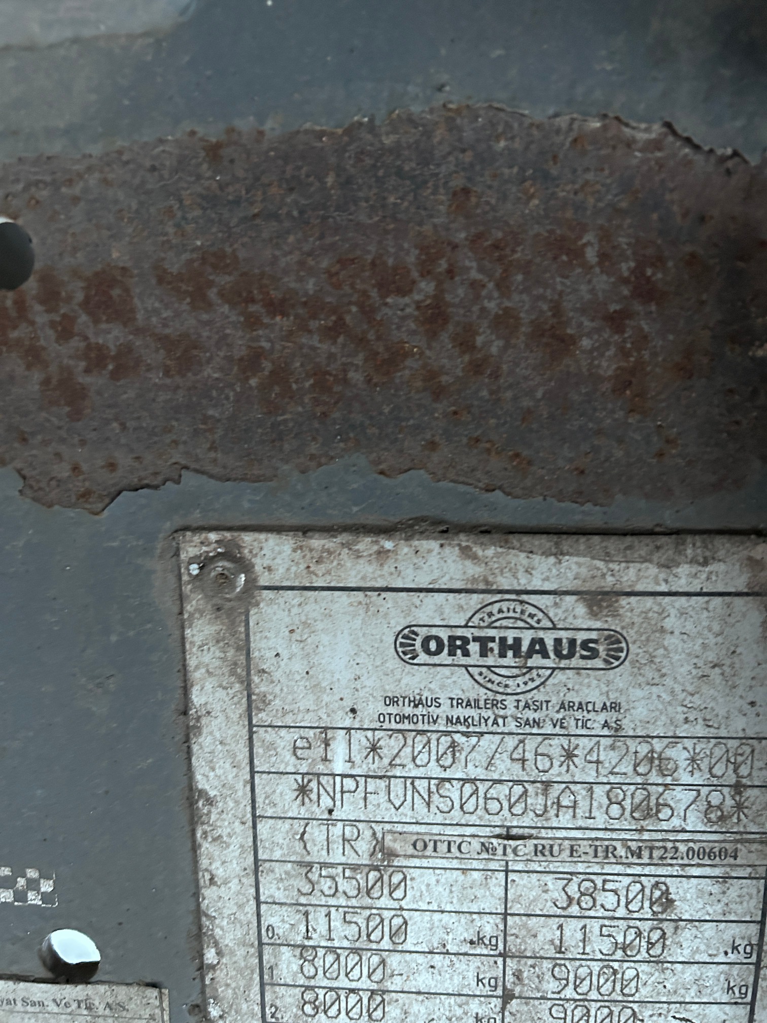 Полуприцеп ORTHAUS VNS060 (шторно-бортовой) 2018 г. - фото 2