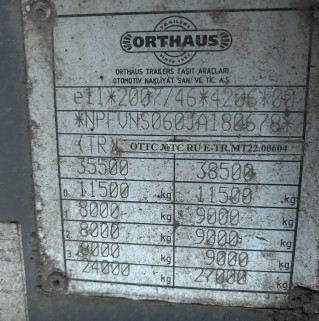 Полуприцеп ORTHAUS VNS060 (шторно-бортовой)
