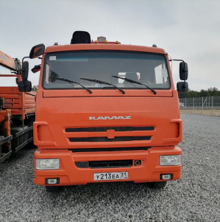 Агропромсервис 4382* на шасси КамАЗ 65115 6x4 Бортовой с КМУ