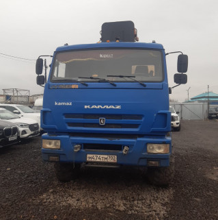 СКАТ 7953* на шасси КамАЗ 43118 6x6 Сортиментовоз с КМУ
