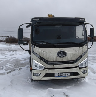 FAW Tiger V 4x2 Бортовой с КМУ